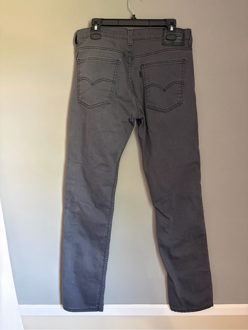 Levi’s 508 Regular Taper Jeans Men’s 31 Waist 32 Inseam Slim Fit Stretch Denim - Picture 5 of 15